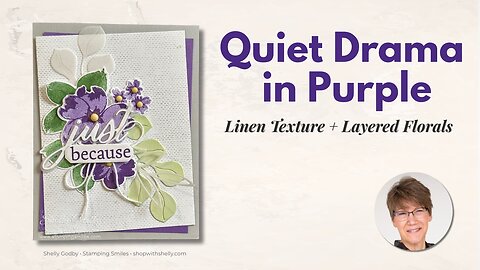 Layered Blooms + Linen Texture = Quiet Drama