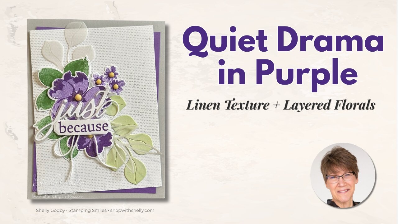 Layered Blooms + Linen Texture = Quiet Drama