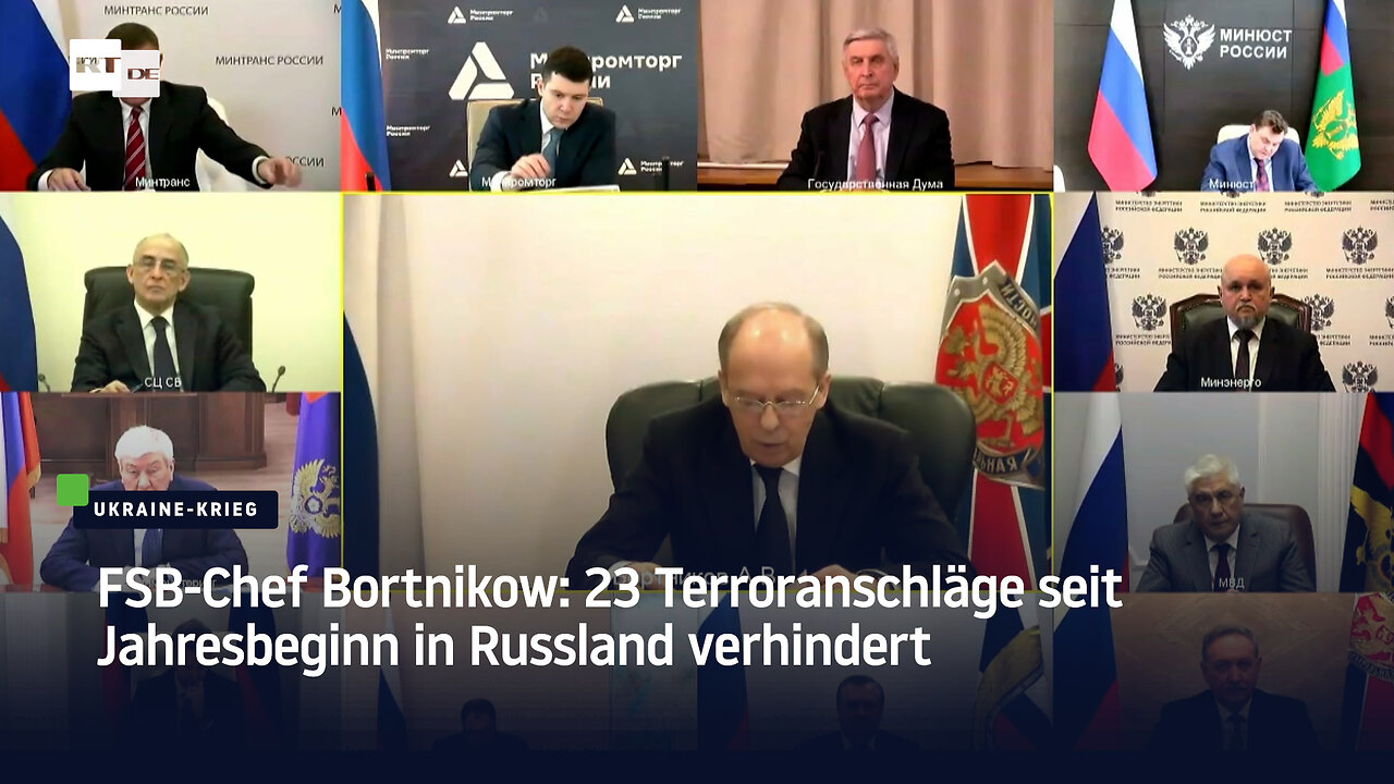 FSB-Chef Bortnikow: 23 Terroranschläge seit Jahresbeginn in Russland verhindert