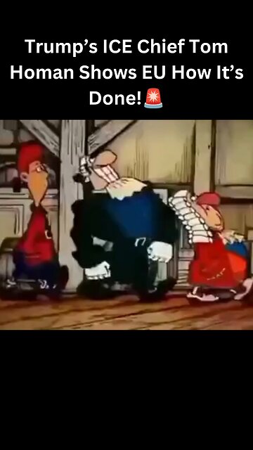 🚨 Tom Homan’s ICE Playbook Has Europe SHOOK! 😂🔥 #trending #trumpmeme #shorts