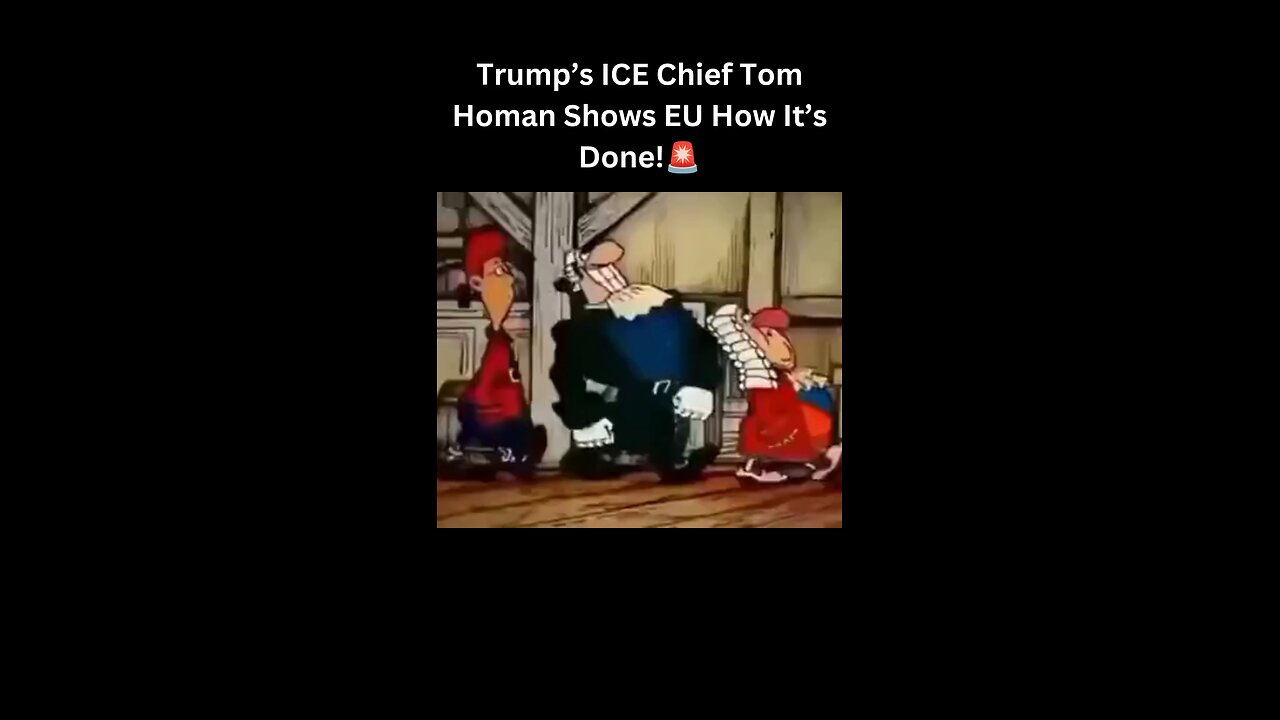 🚨 Tom Homan’s ICE Playbook Has Europe SHOOK! 😂🔥 #trending #trumpmeme #shorts