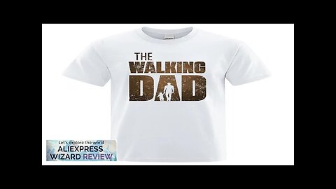 The Walking Dad Funny Street Printed T-Shirts Men Fashion Summer Tshirt Loose Review