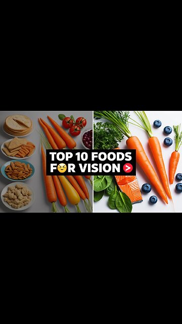 Top 10 Foods for Sharper Vision 👀✨ Boost Your Eye Health Naturally!