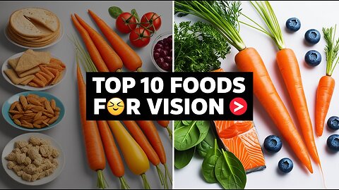 Top 10 Foods for Sharper Vision 👀✨ Boost Your Eye Health Naturally!