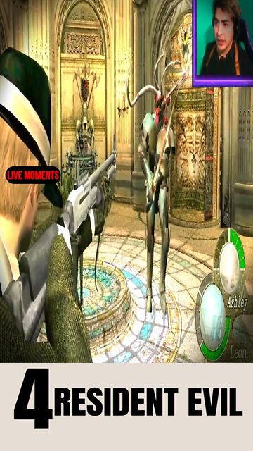 THE SCARIEST CREATURES EVER! - Las Armaduras P1 - Resident Evil 4 Live Moments #shorts #residentevil