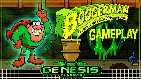 🎮 GAMEPLAY – Boogerman: A Pick and Flick Adventure – SEGA Genesis