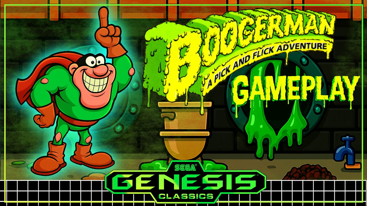 🎮 GAMEPLAY – Boogerman: A Pick and Flick Adventure – SEGA Genesis
