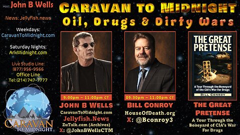 Oil, Drugs, and Dirty Wars - John B Wells LIVE