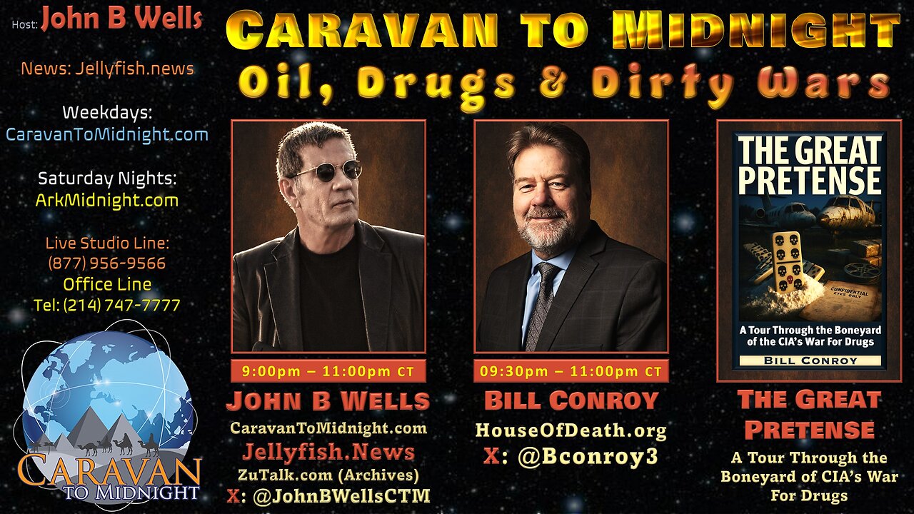 Oil, Drugs, and Dirty Wars - John B Wells LIVE