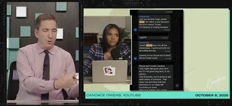 Glenn Greenwald Clip ~ Summarizing Candace case on Charlie's Betrayal