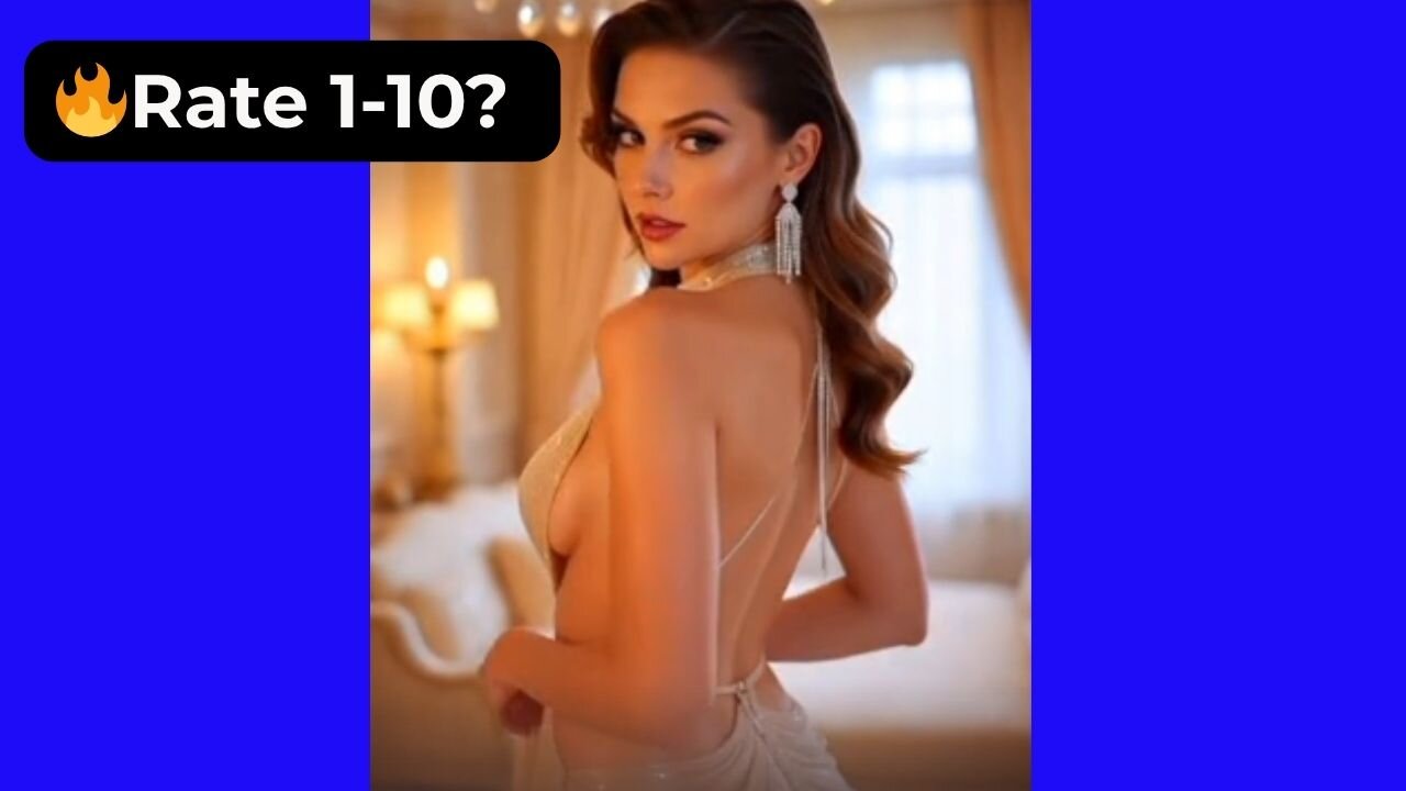 🔥 Rate This Sparkly Backless Evening Dress 1-10? | Supermodel Glow 4K