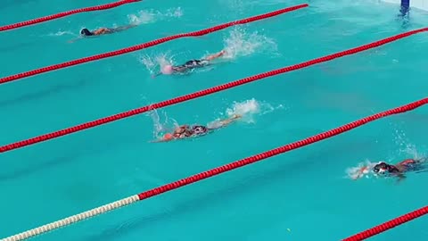 Kids 50m Freestyle Swimming Competition – Fun, Speed & Spirit!