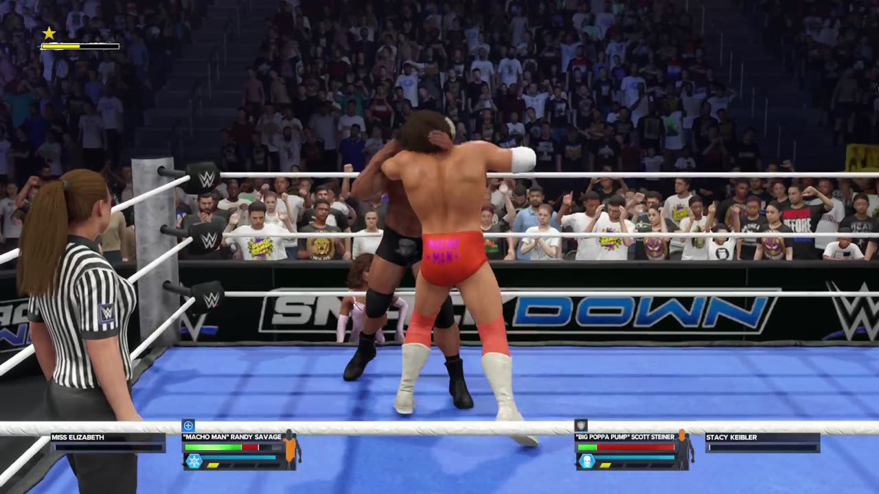 WWE 2K24 Randy Savage VS Scott Steiner Friday Night Smackdown Match