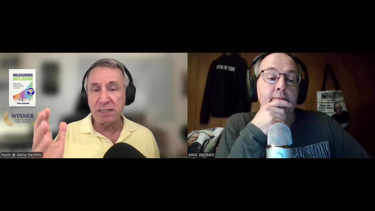 Author/sought-after speaker Paolo Gaudiano is my very special guest with “Measuring Inclusion”!