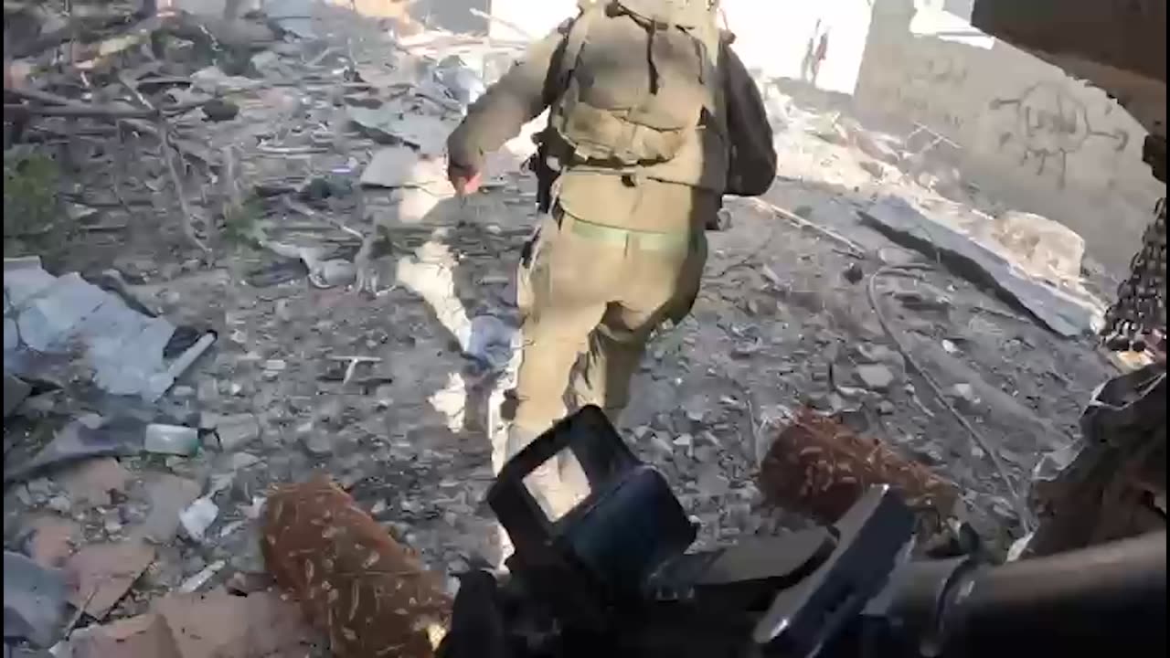 Footage from the activity of the Givati Brigade in Jabaliya: