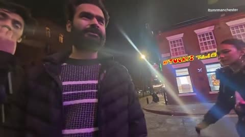 Hat's off to the guy filming, very likely saved these girls from rape....