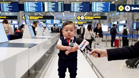 Baby funny video..#funnybaby funnyvideos #googleveo3 #aibaby