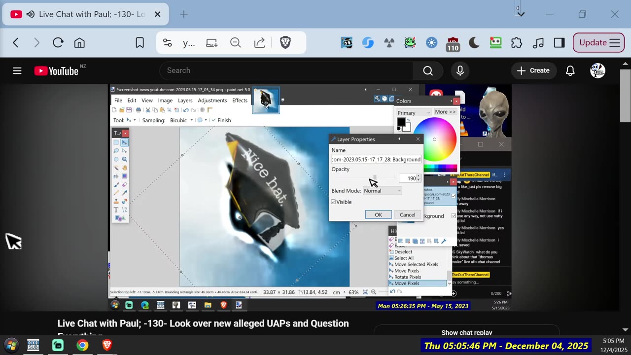 Pilot over Medellin circles a UAP is Solved as Grad. Cap Balloon in 2023 by Paul, TOTC - 15min Clip