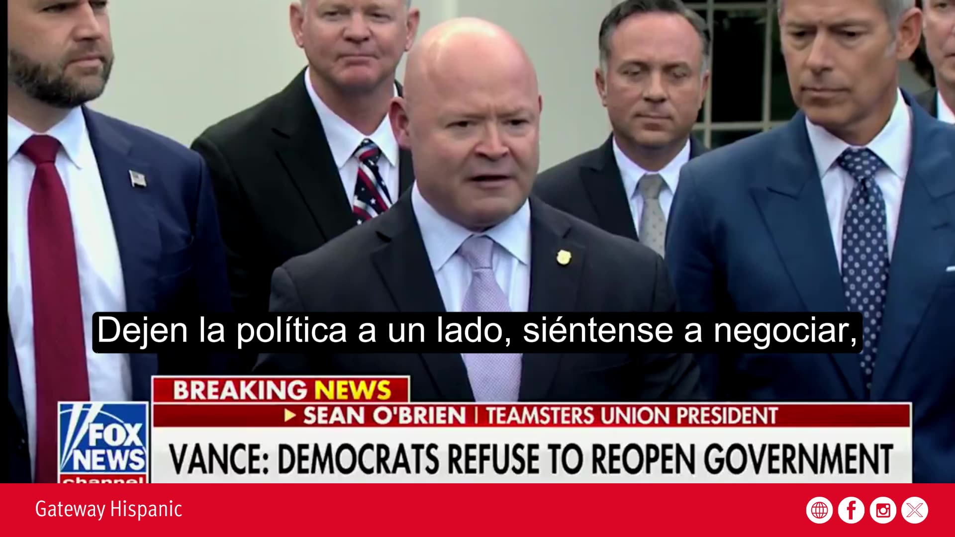 Teamsters Union President says open the Government