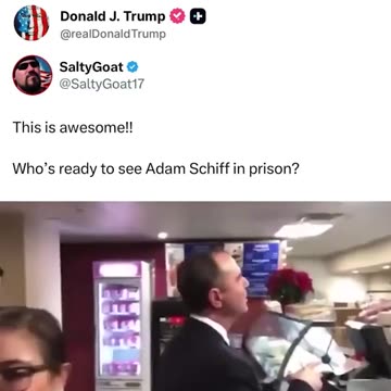 Trump post on Truth Social: Who's ready to see Adam Schiff in prison?