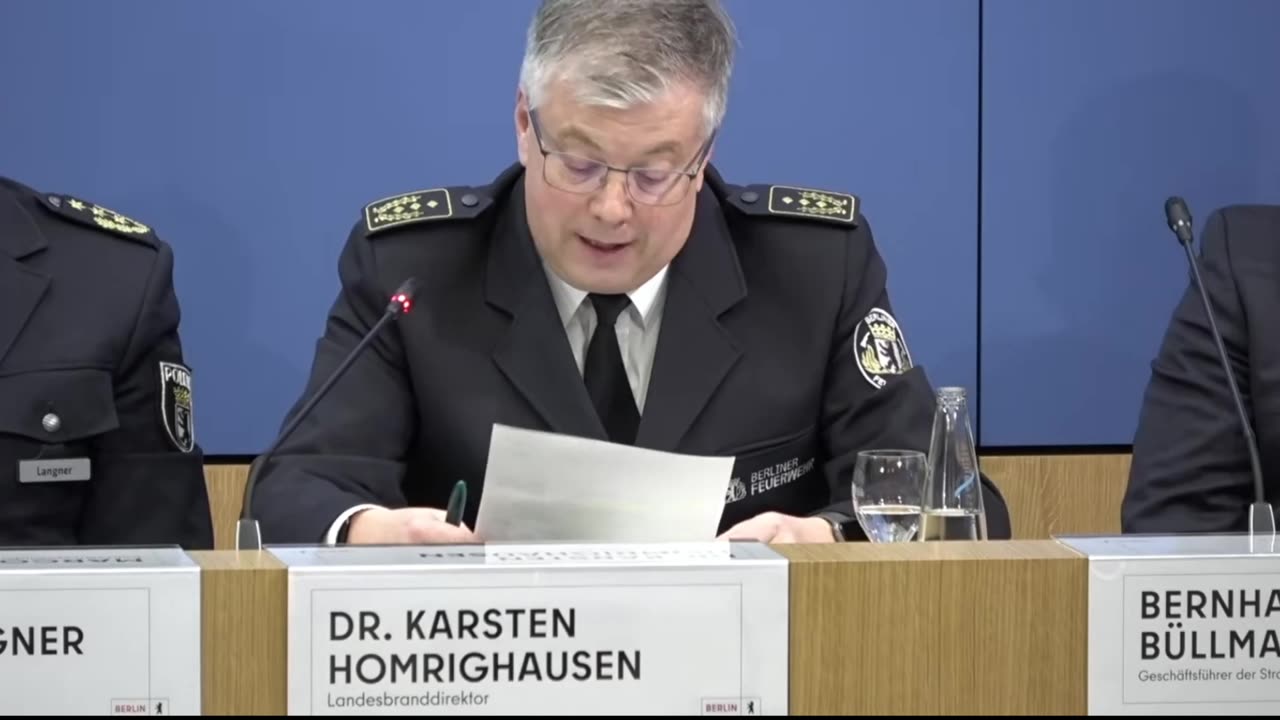 Pressekonferenz des Berliner Senats zu Anschlag auf Berliner Stromnetz