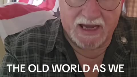The old world as we know it will cease to exist and to prepare for the transition