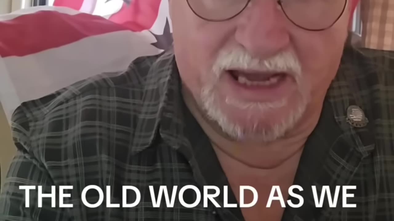 The old world as we know it will cease to exist and to prepare for the transition