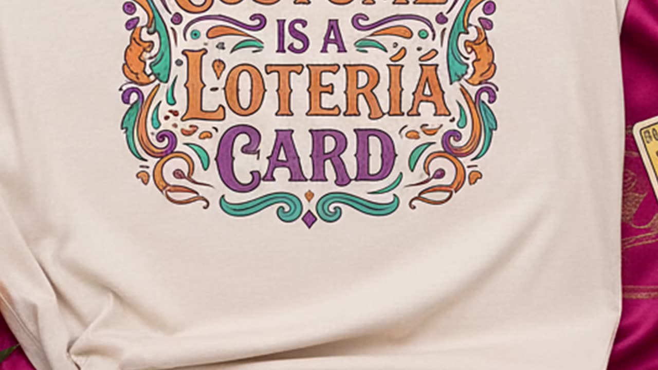 Had to wear this for Día de los Muertos... guess which card I am? #lotería #diadelosmuertos