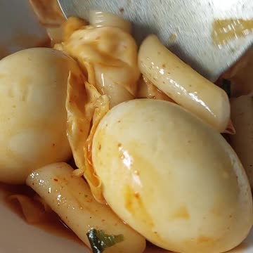 Easy Rice Cake Teokbokki #shorts #cooking #food #recipes #5minutes #ricecake
