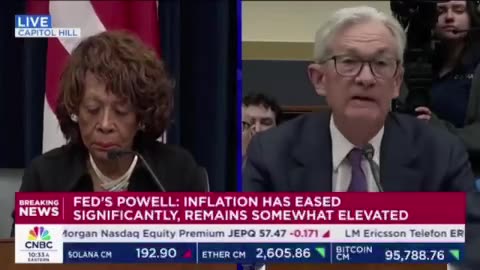 Maxine Waters critica Jerome Powell per DOGE e dice la parte silenziosa ad alta voce