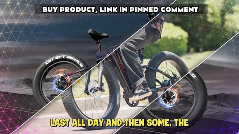 Freesky M520 Electric Bike 1200W Motor 48V 41Ah Battery 26-Inch Fat Tire Electric Bike