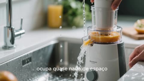 Espremedor frutas manual – Suco fresco na hora.