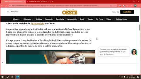 Defesa Agropecuária faz operação contra leite adulterado em SP.mp4