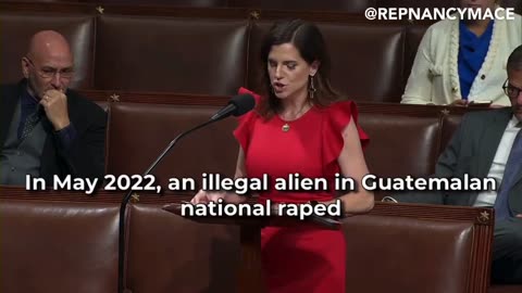 🚨 Here’s Nancy Mace exposing the 158 Democrats that voted against deporting