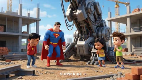Superman and Kids 🦸‍♂️ | 3-Minute Kids Hero Story | Fun & Inspirational