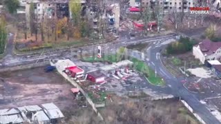 Russian Troops Move Through the Northeastern Outskirts of Pokrovsk