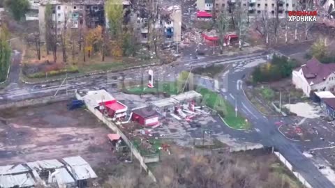 Russian Troops Move Through the Northeastern Outskirts of Pokrovsk