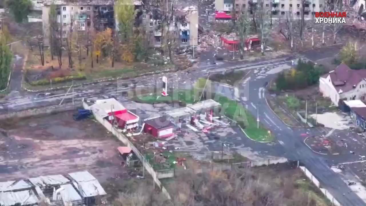 Russian Troops Move Through the Northeastern Outskirts of Pokrovsk