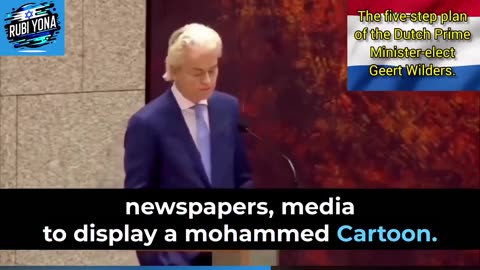 Geert Wilders’ five-step plan for Islam.