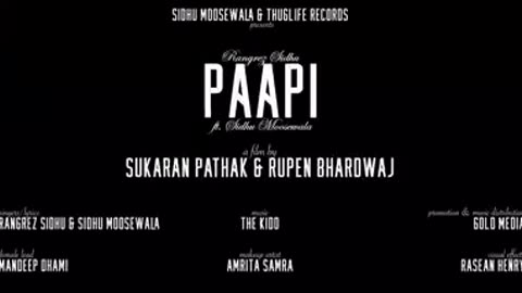 PAPPI SONG BY SIDHU MOOSEWALA