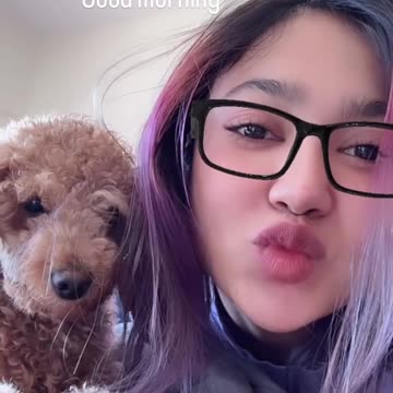 Call Me Sherni Starting Morning With Her Pet Luna 🐕 Call Me Sherni Pet Luna 🐕