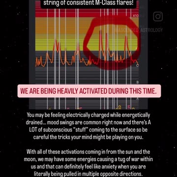 Absolutely wild energies hitting the planet right now ⚡️⚡️⚡️