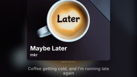 mkr - Maybe Later - Sonauto