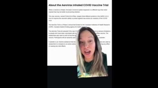 Canada advances trial to vaccinate people using aerosol spray 💉☠️💉 [AeroVax, McMaster University]