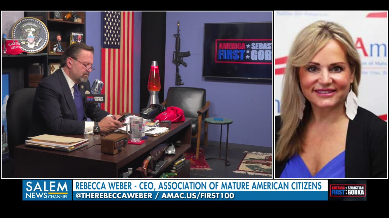 The truth about the AARP. Rebecca Weber with Sebastian Gorka on AMERICA First