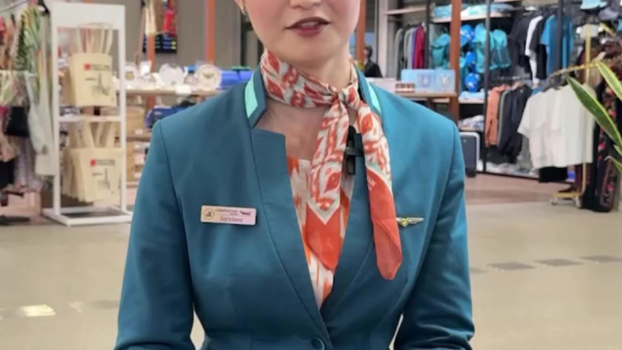Uzbekistan Airways flight attendants are people with versatile talents.
