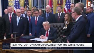 LIVE: President Trump Signs Bill to Reopen the Gov't...
