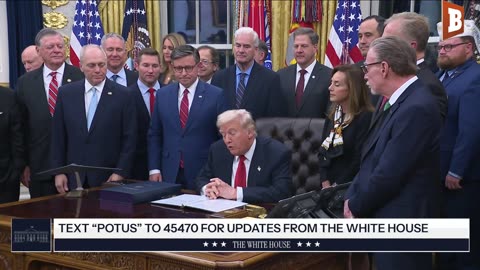 LIVE: President Trump Signs Bill to Reopen the Gov't...