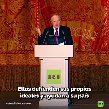 Putin elogia a los empleados extranjeros de RT