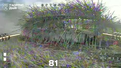 Ukrainian 81st Assault Brigade Counter-Attack on Advancing Russian Mechanized Infantry